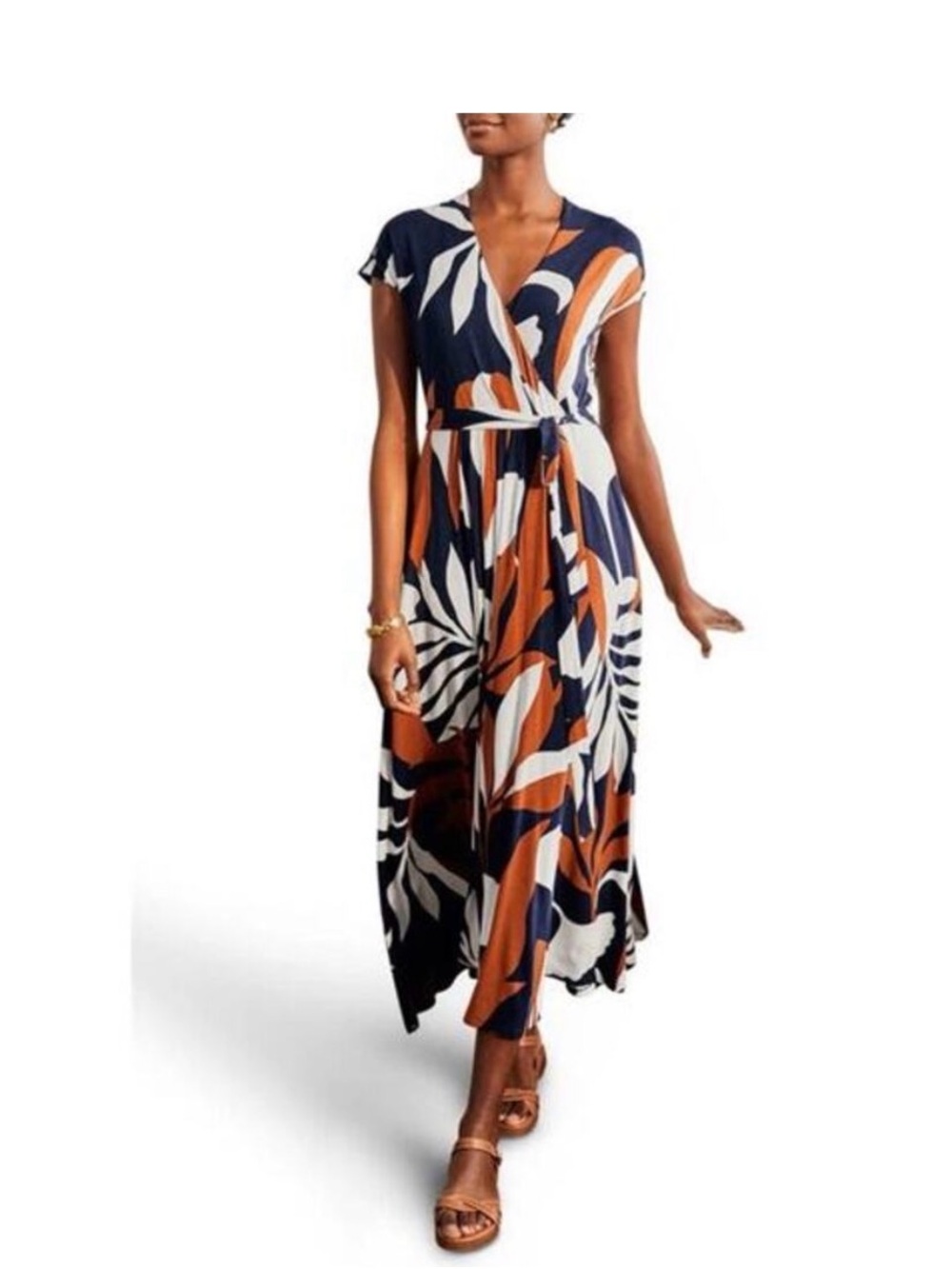 Boden Eleanor Faux Wrap Jersey Dress size 14